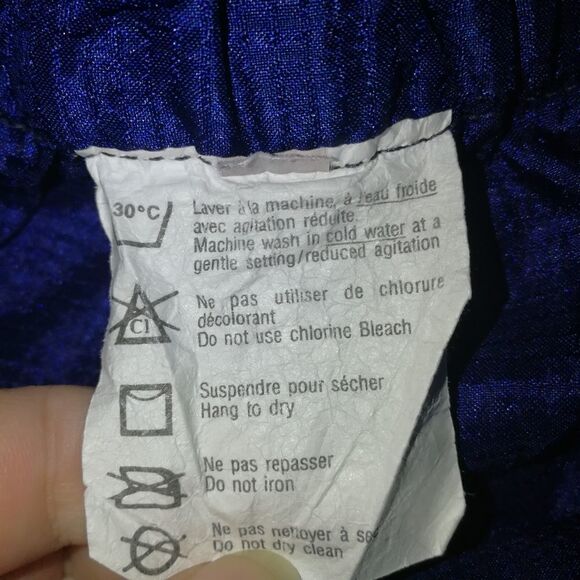 𝅺KANUK Cobalt Blue Waterproof Tapered Rain Pants Size Medium - Picture 10 of 15